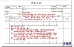 精益質量之控制計劃制作與運用